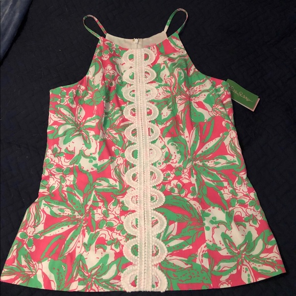 Lilly Pulitzer Tops - Lilly Pulitzer Annabelle Halter Tank top NWT Lilly Pulitzer Tops - Lilly Pulitzer Annabelle Halter Tank top NWT